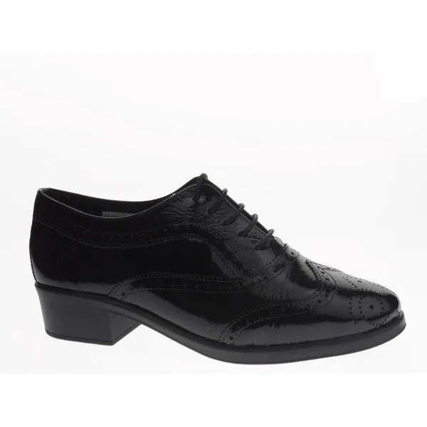 24 Hrs 22687 Black Oxford shoes