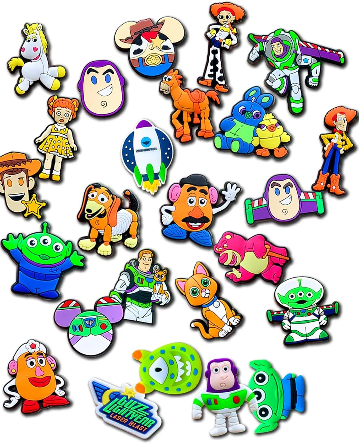 25 40Pcs Shoe Decoration Charms for Clogs Sandals, Cartoon Shoe Accessories Charms for Adults