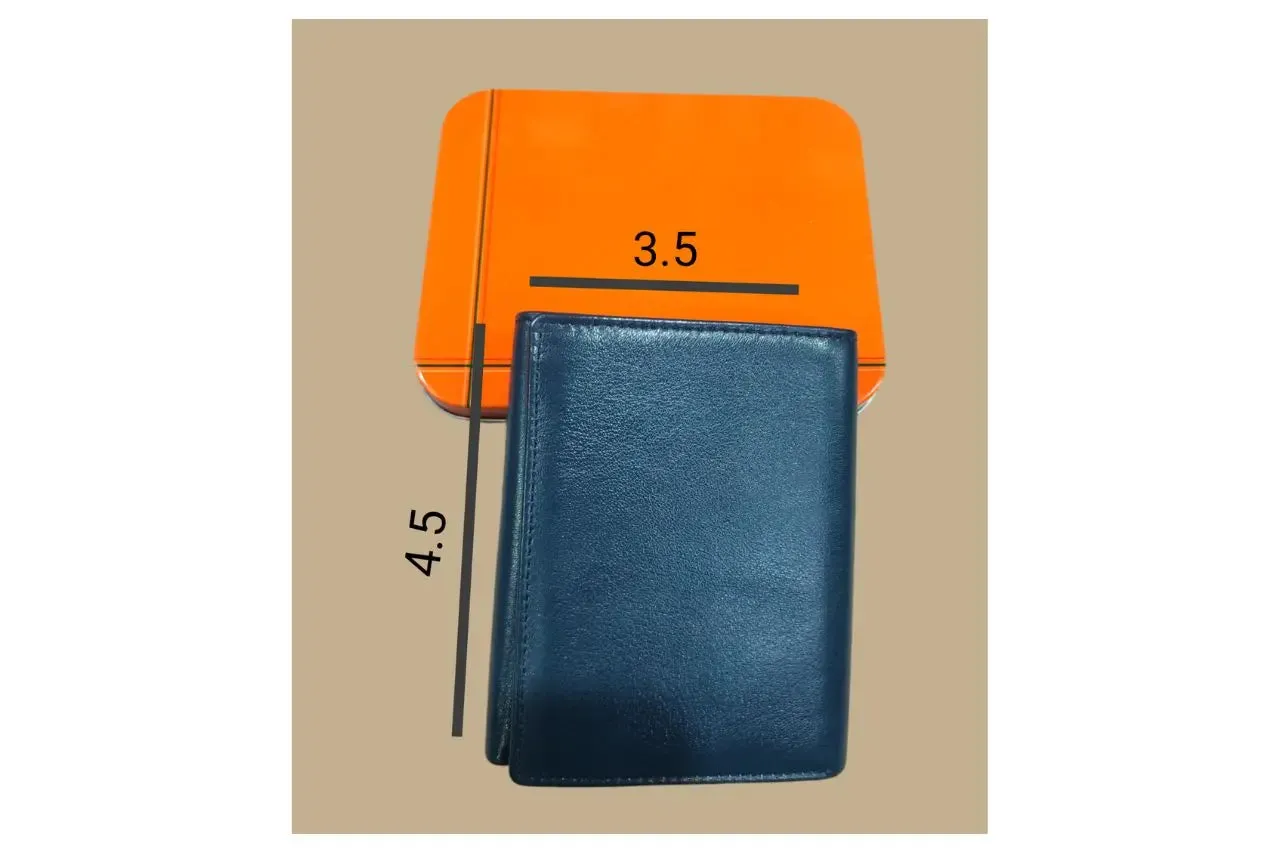 Blue Wallet Triple Fold
