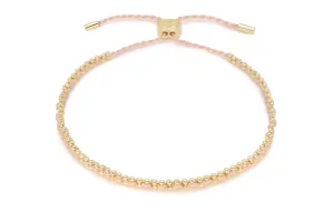 Braid Salmon Gold Bracelet