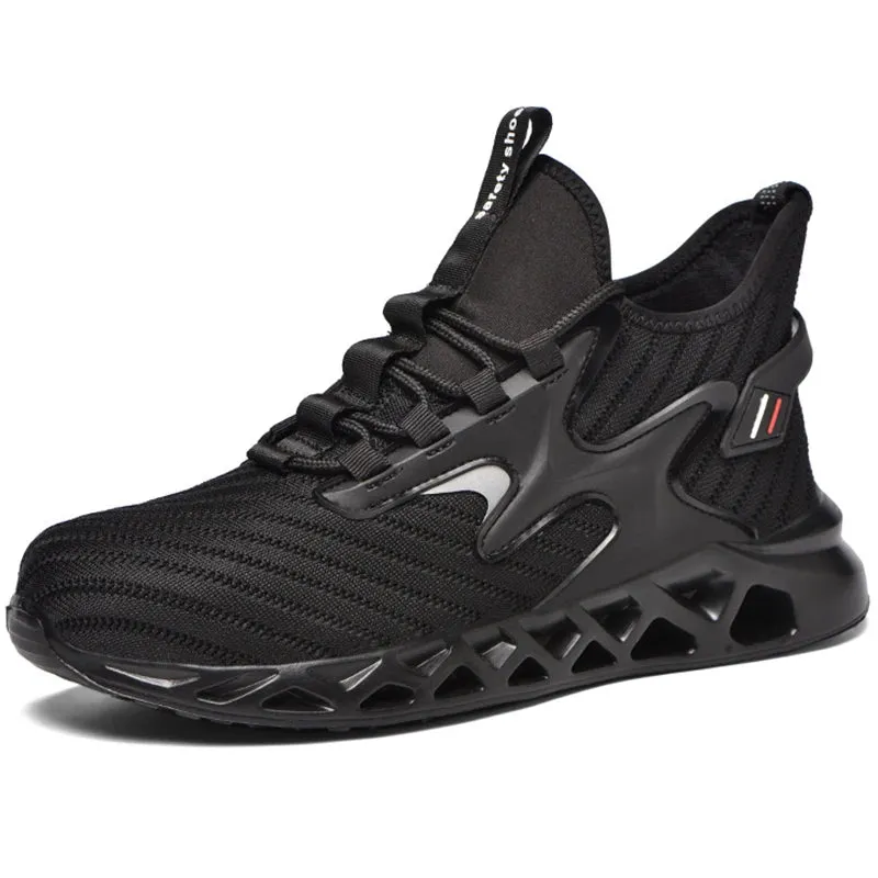 Breathable Lightweight Safety Work Sneakers Steel Toe Shoes