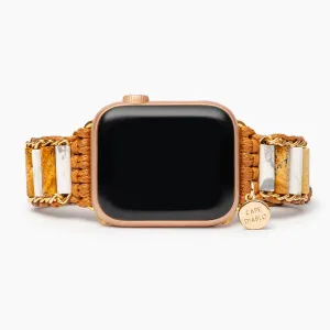 Cape Diablo - Apple Watch Strap, Linked Howlite & Jasper