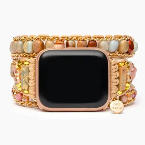 Cape Diablo - Apple Watch Wrap Strap, Sweet Jasper