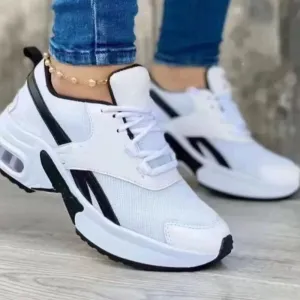 Casual Sportswear Patchwork Round Comfortable Shoes