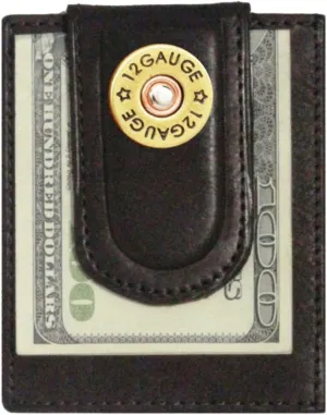 Custom 12 Gauge Shotgun Paul and Taylor Money Clip Wallet