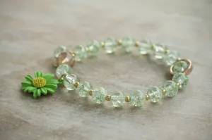 Daisy Bloom Charm Bracelet