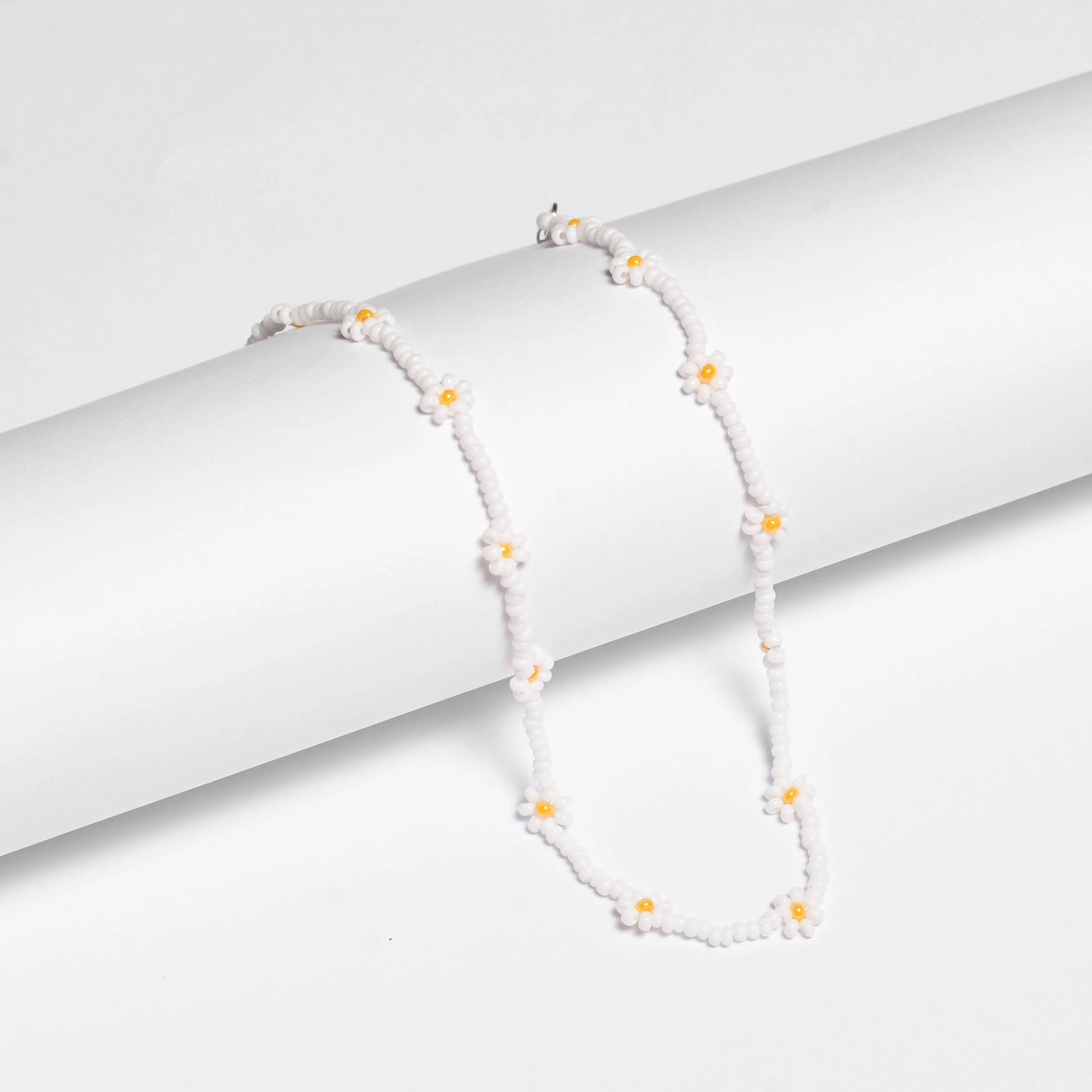 Daisy Seed Bead Choker - Guatemala