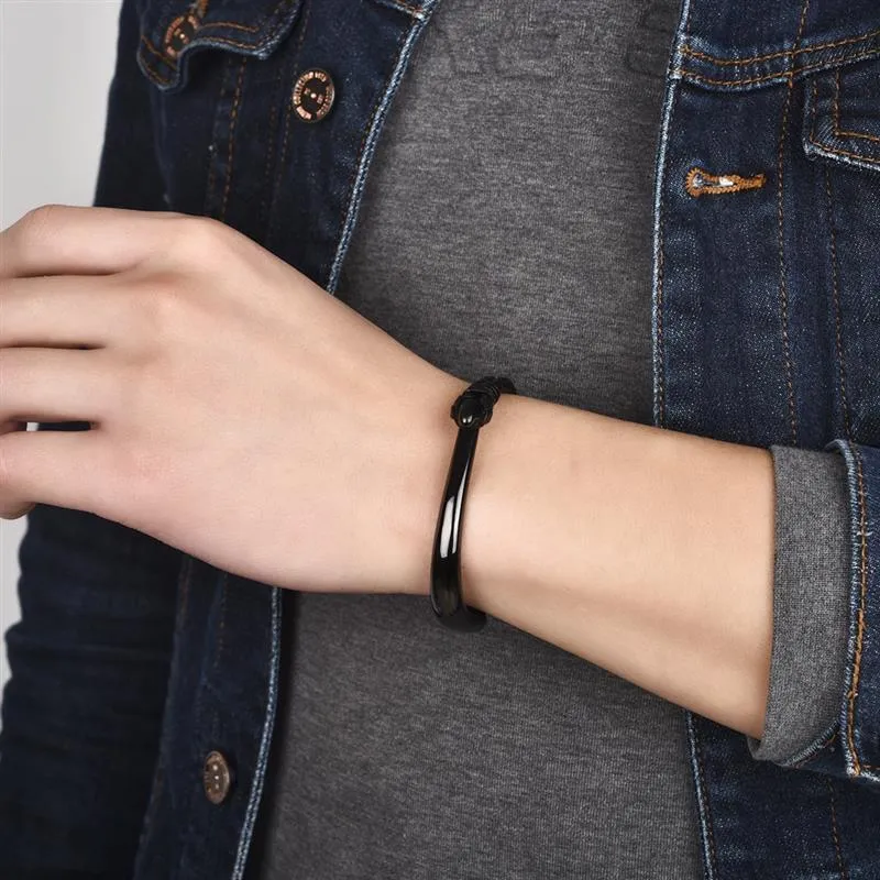 Dolfo Metal Hook Leather Braided Bracelet