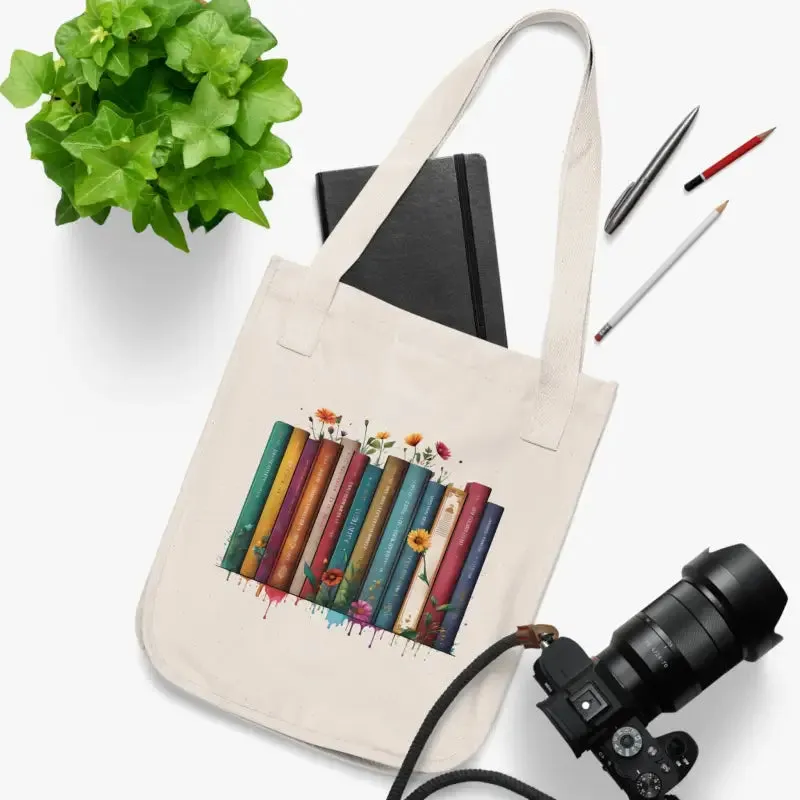 Eco Chic Canvas Tote Bag Fresh Blooms