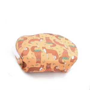 Eco-Chic Orange Fox Print Make Up Bag