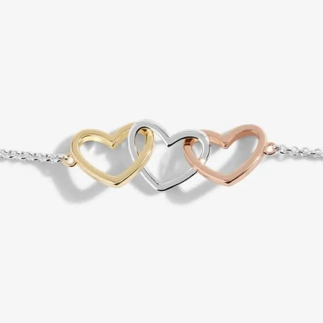 Florence Linked Hearts Bracelet 5891