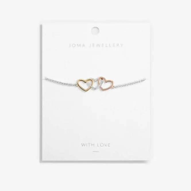 Florence Linked Hearts Bracelet 5891