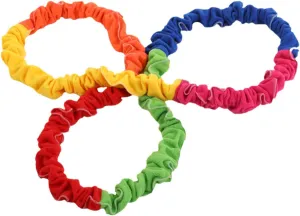 Gatuida Outdoor Stretchy Elastic Exercise Band Rainbow Resistance Rope for Cooperative Play Team Building Activities School Sports Training and Outdoor Fun