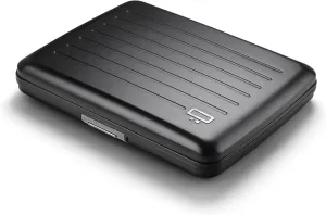 ?GON -DESIGNS- Aluminum wallet, Large capacity with metal lock, RFID Protection against fraud and demagnetization, Smart Case OSLO Large model