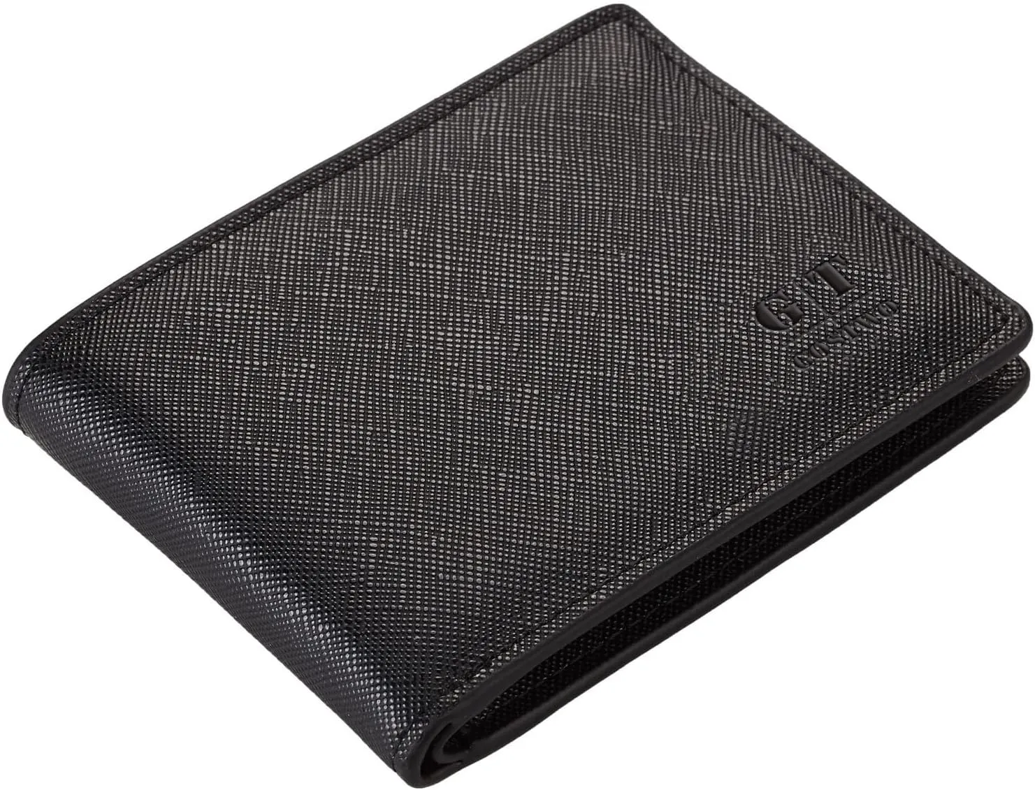 Gostwo Slim Wallet for Men Minimalist Leather ID Window Front Pocket Bifold Wallet