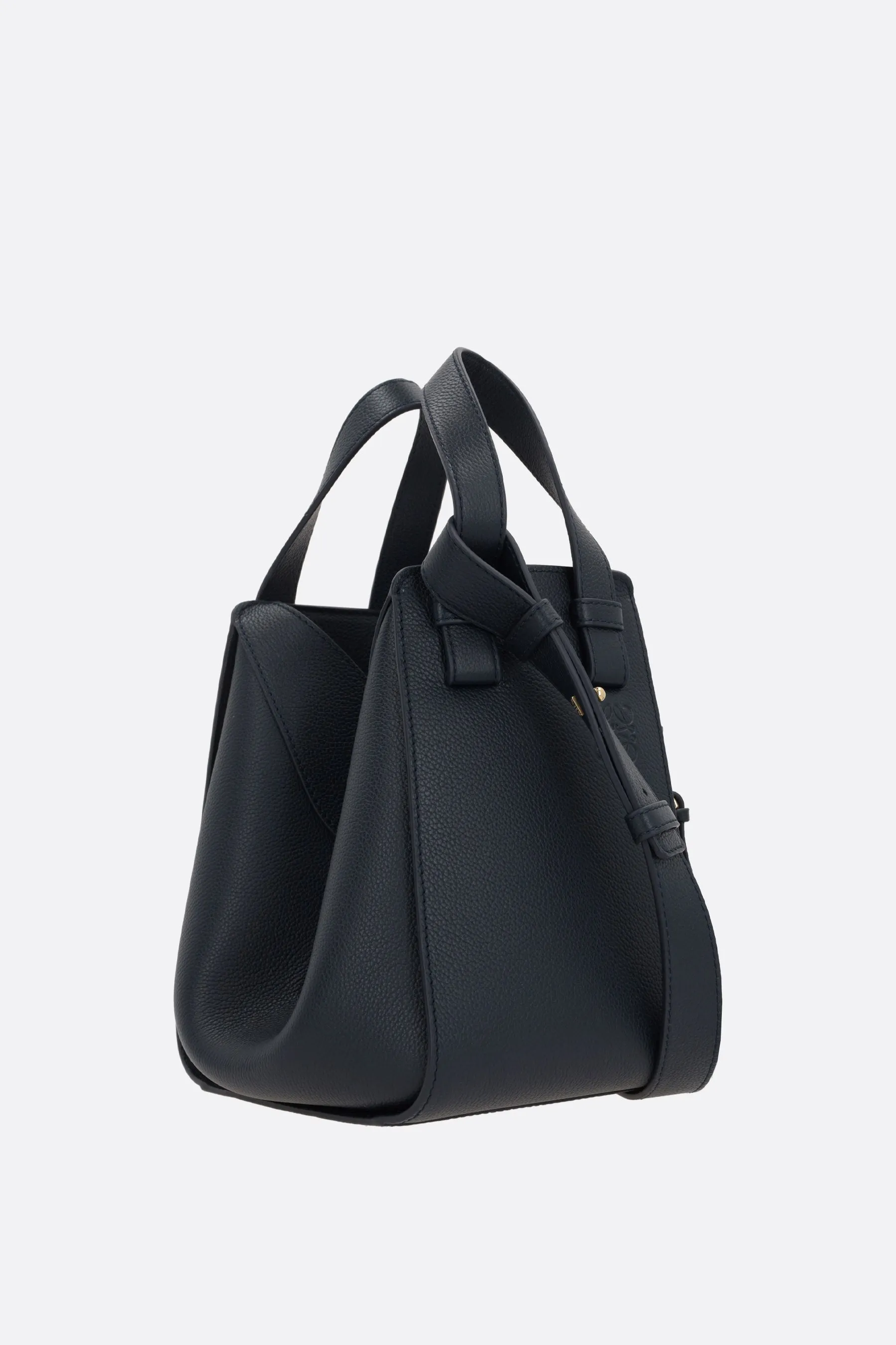 Hammock grainy leather compact bag