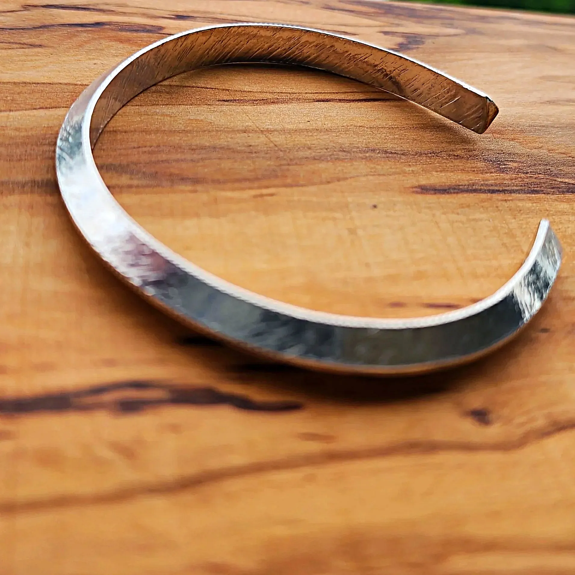 Handmade Sterling Silver Cuff/Bracelet -  Handmade Triangle Style