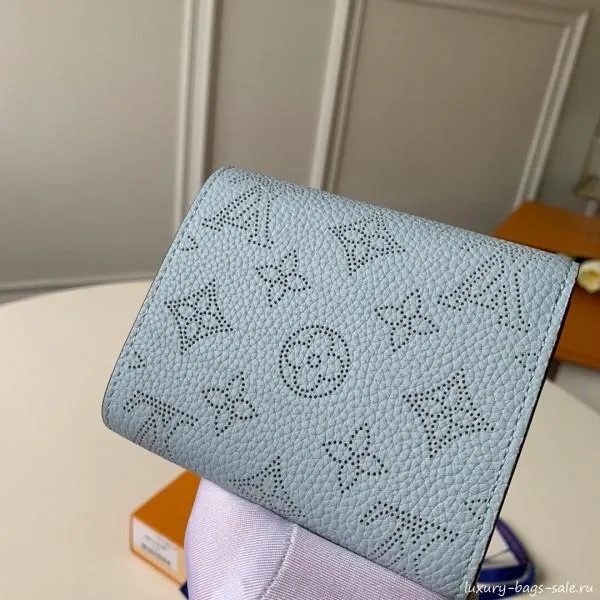 Iris Compact Wallet M62540 Light Blue Collection
