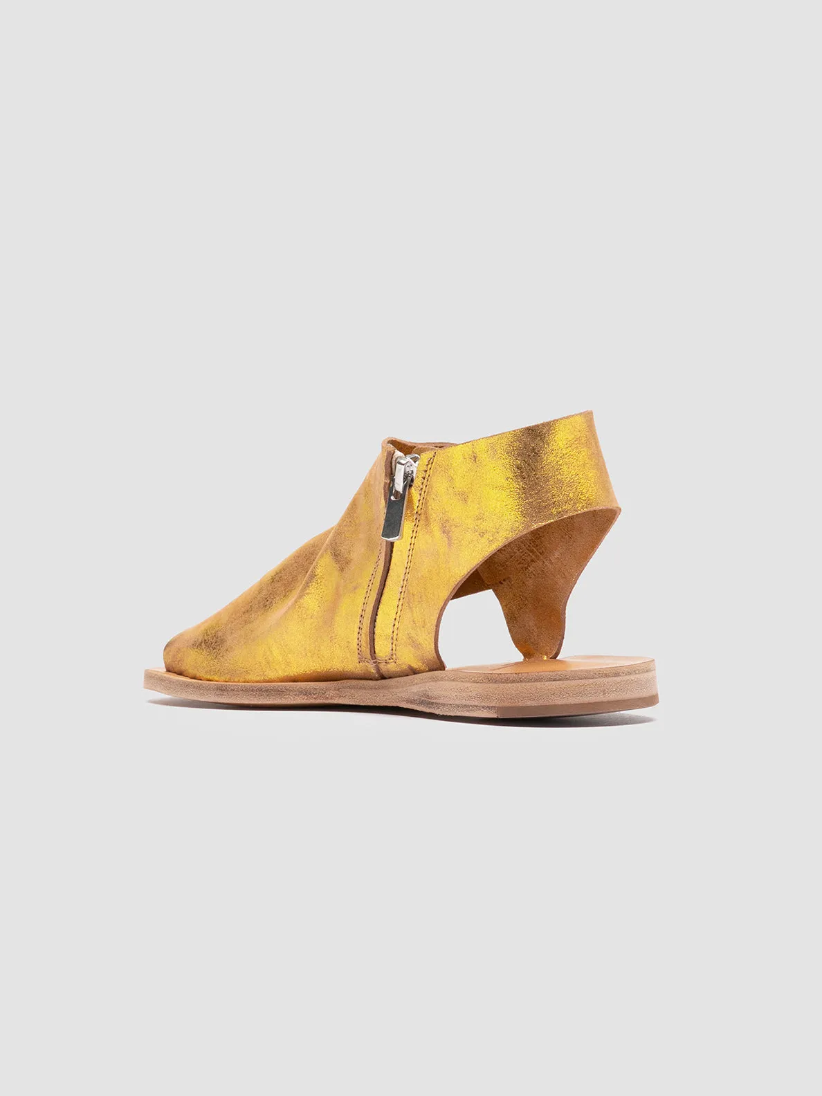 ITACA 033 - Gold Leather Sandals