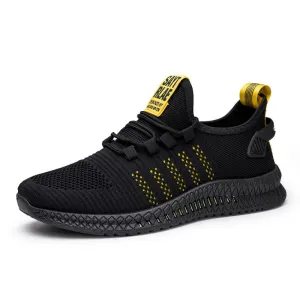 Lac-up Men Lightweight Comfortable Breathable Casual Shoes