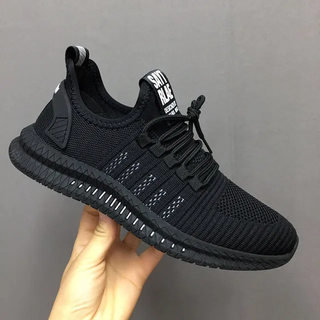 Lac-up Men Lightweight Comfortable Breathable Casual Shoes
