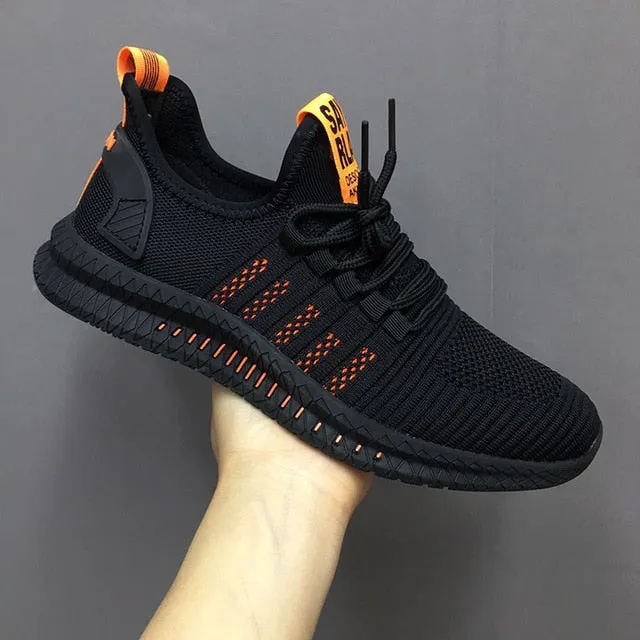 Lac-up Men Lightweight Comfortable Breathable Casual Shoes