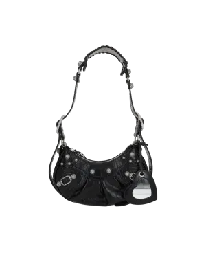Le Cagole Crocodile Shoulder Bag