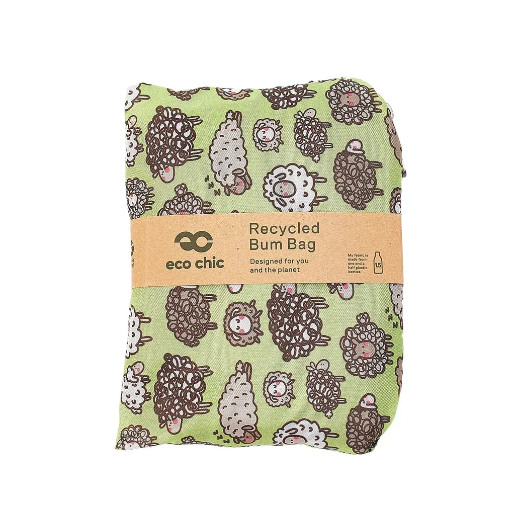 Lightweight Foldable Bum Bag, Cute Sheep