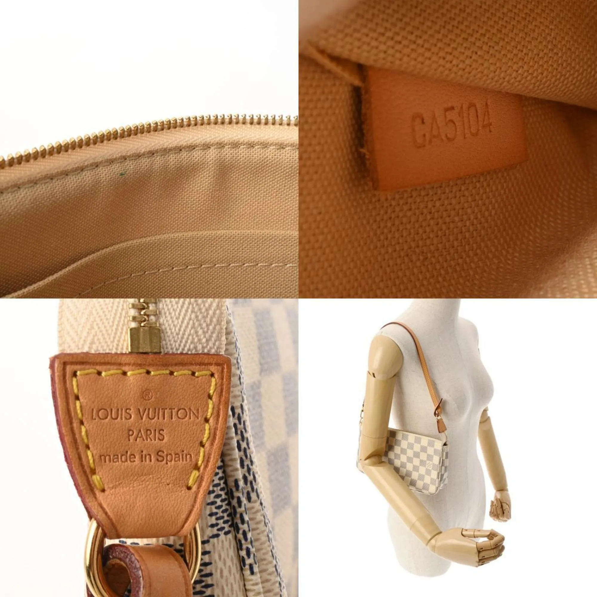 Louis Vuitton Pochette Accessoires  Canvas Shoulder Bag ()