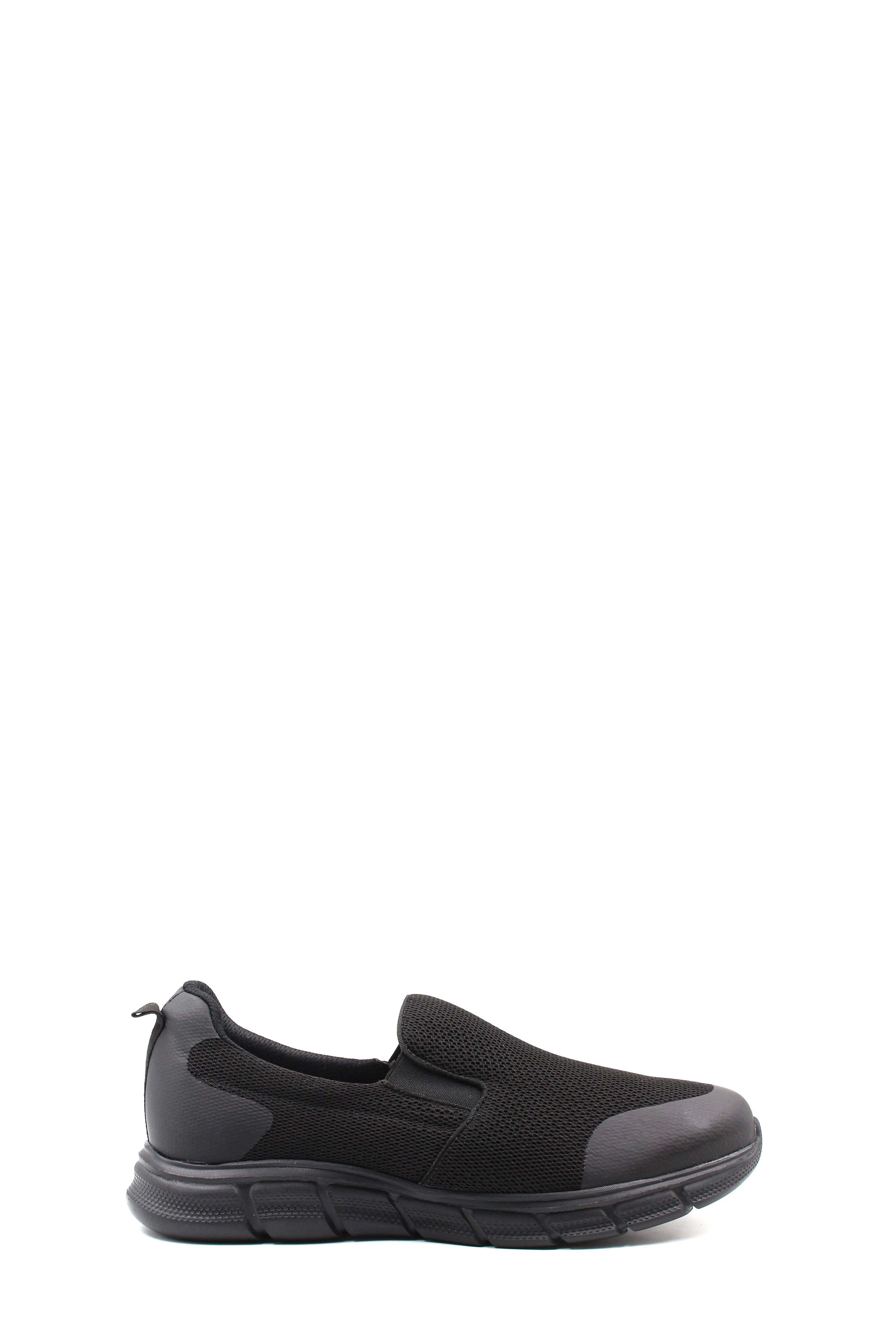 Men's Black Slip-On Mesh Sneakers - Lightweight & Breathable - Wessi