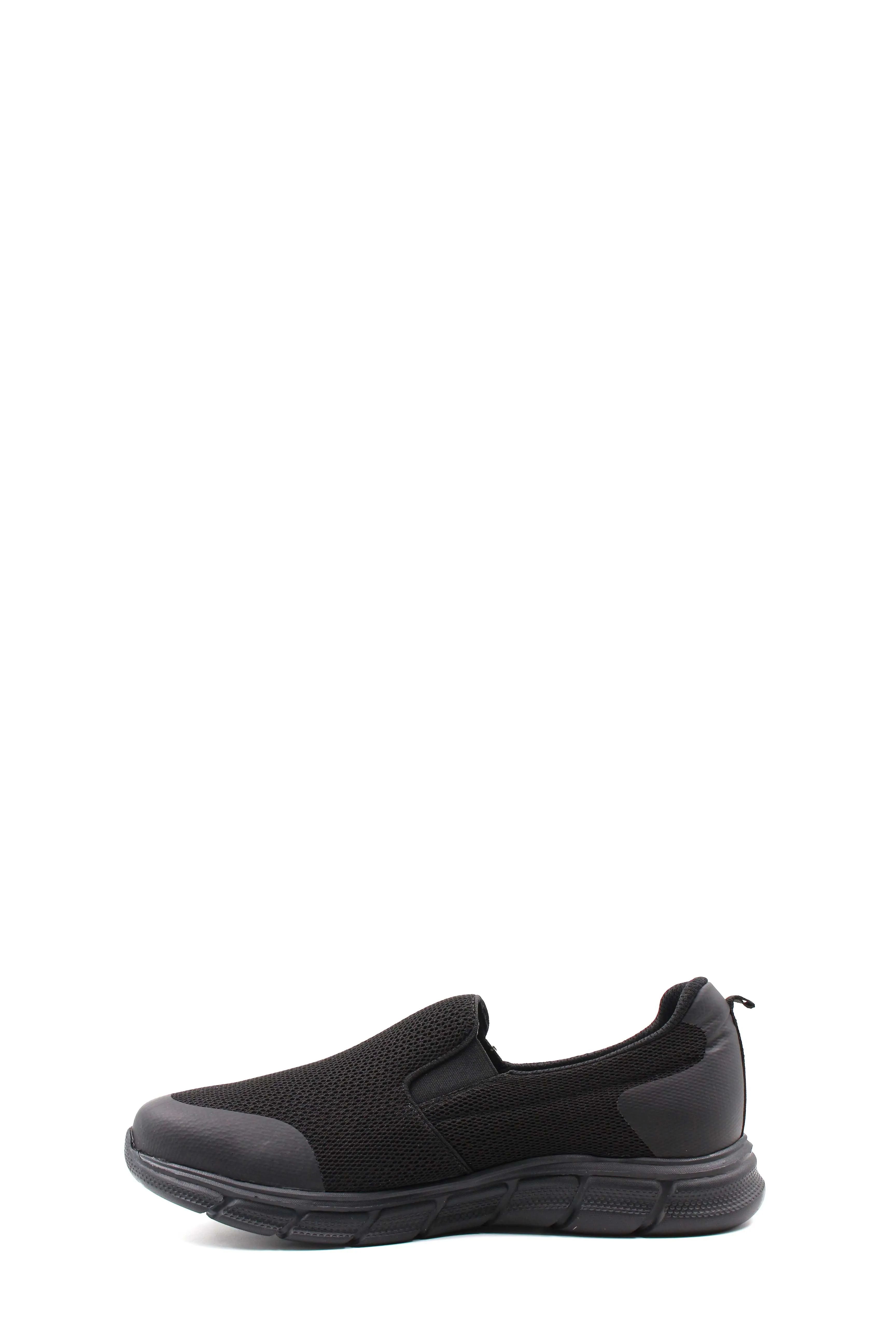 Men's Black Slip-On Mesh Sneakers - Lightweight & Breathable - Wessi