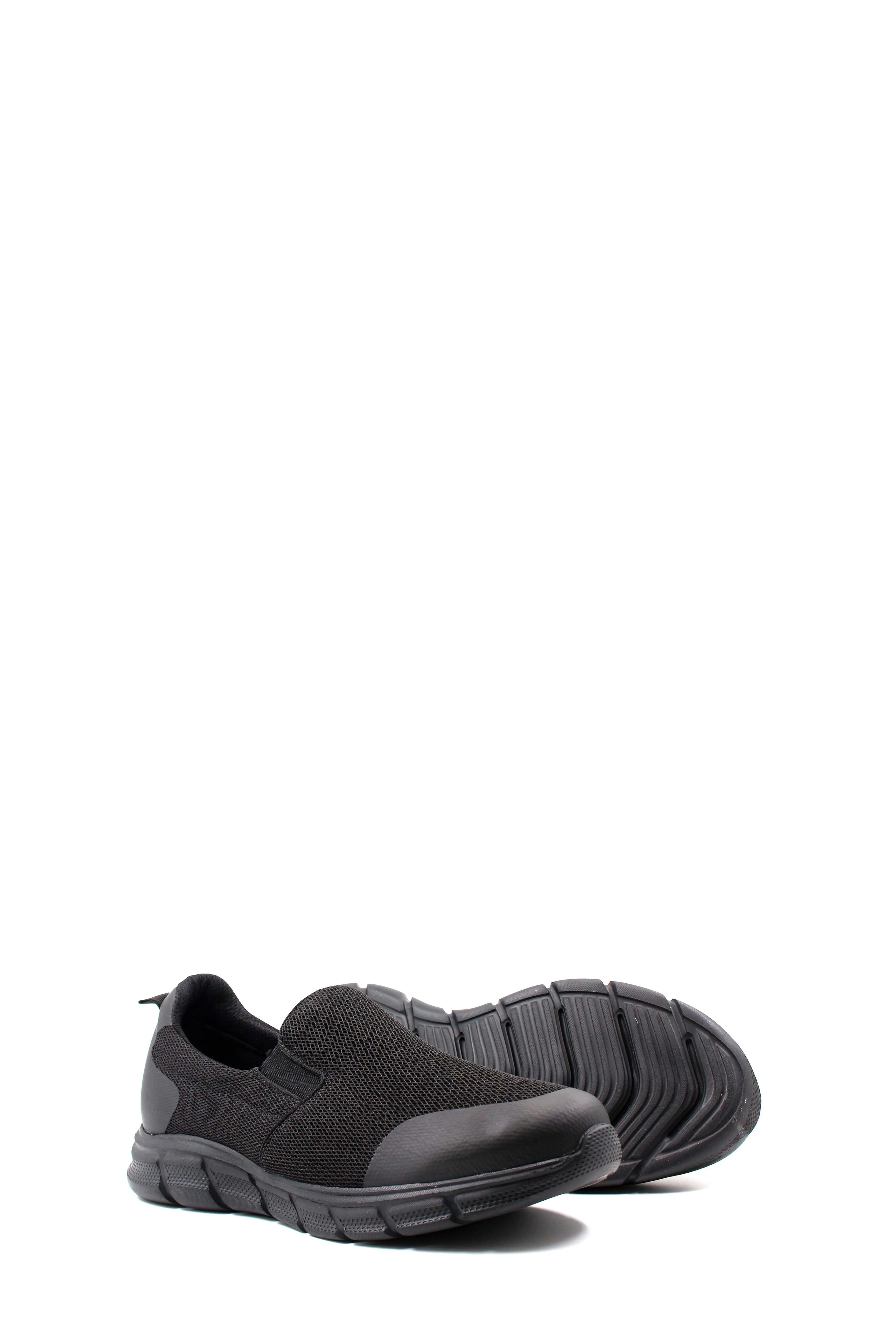 Men's Black Slip-On Mesh Sneakers - Lightweight & Breathable - Wessi
