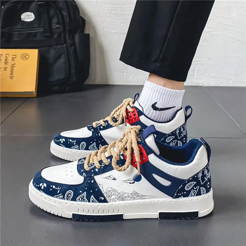 Mens Casual Sneakers Comfortable Lightweight Outdoor Anti Slip