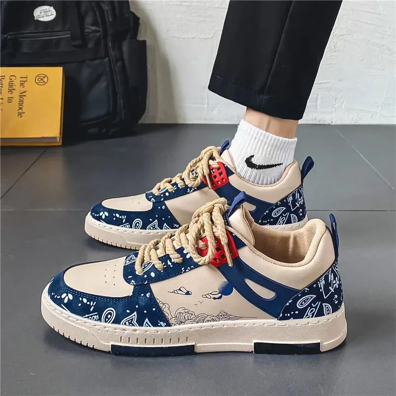 Mens Casual Sneakers Comfortable Lightweight Outdoor Anti Slip