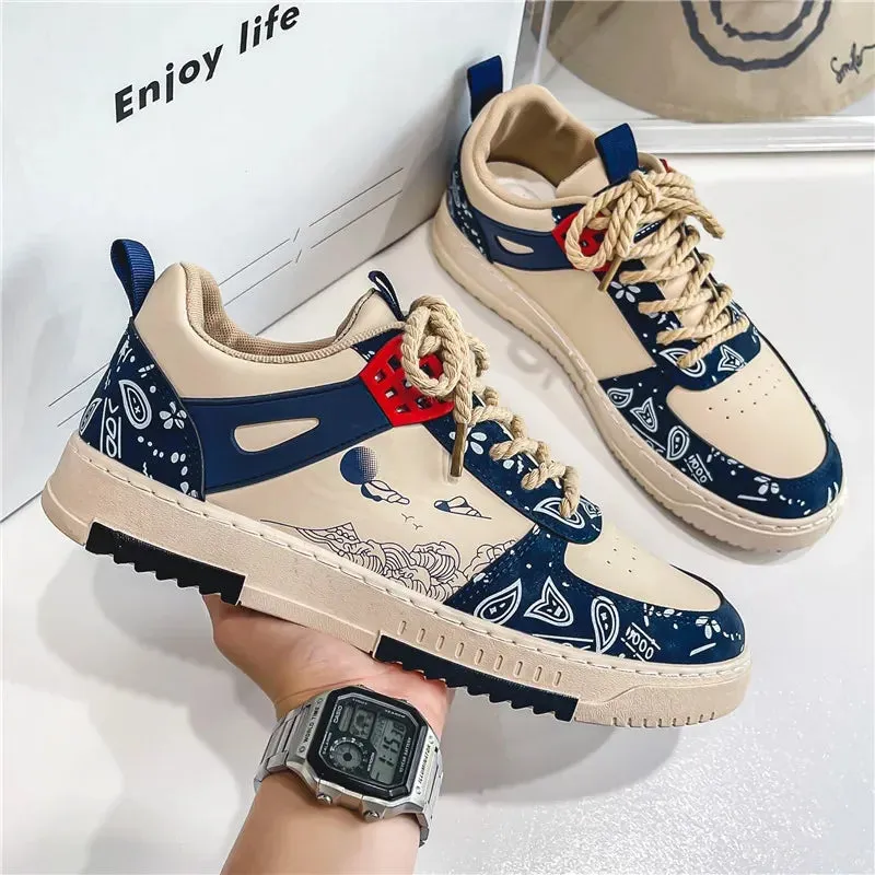 Mens Casual Sneakers Comfortable Lightweight Outdoor Anti Slip