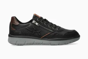 Mephisto All Rounder Men's Majestro Walking Shoes- Black