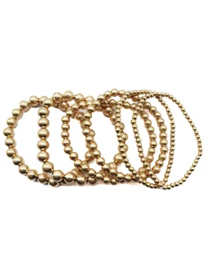 Metallic Multi Stretch Bracelet