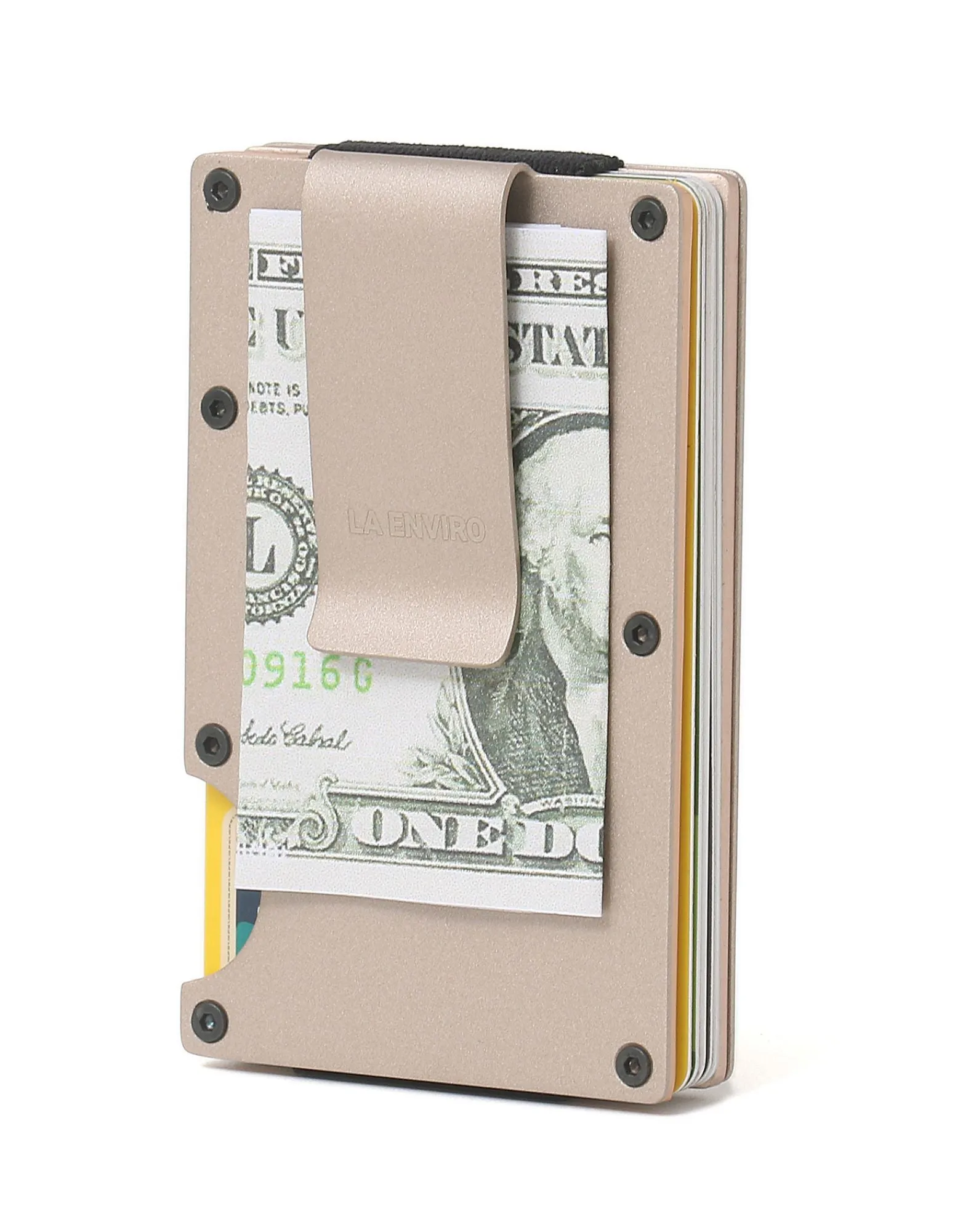 Minimalist Unisex Metal Wallet I Pink