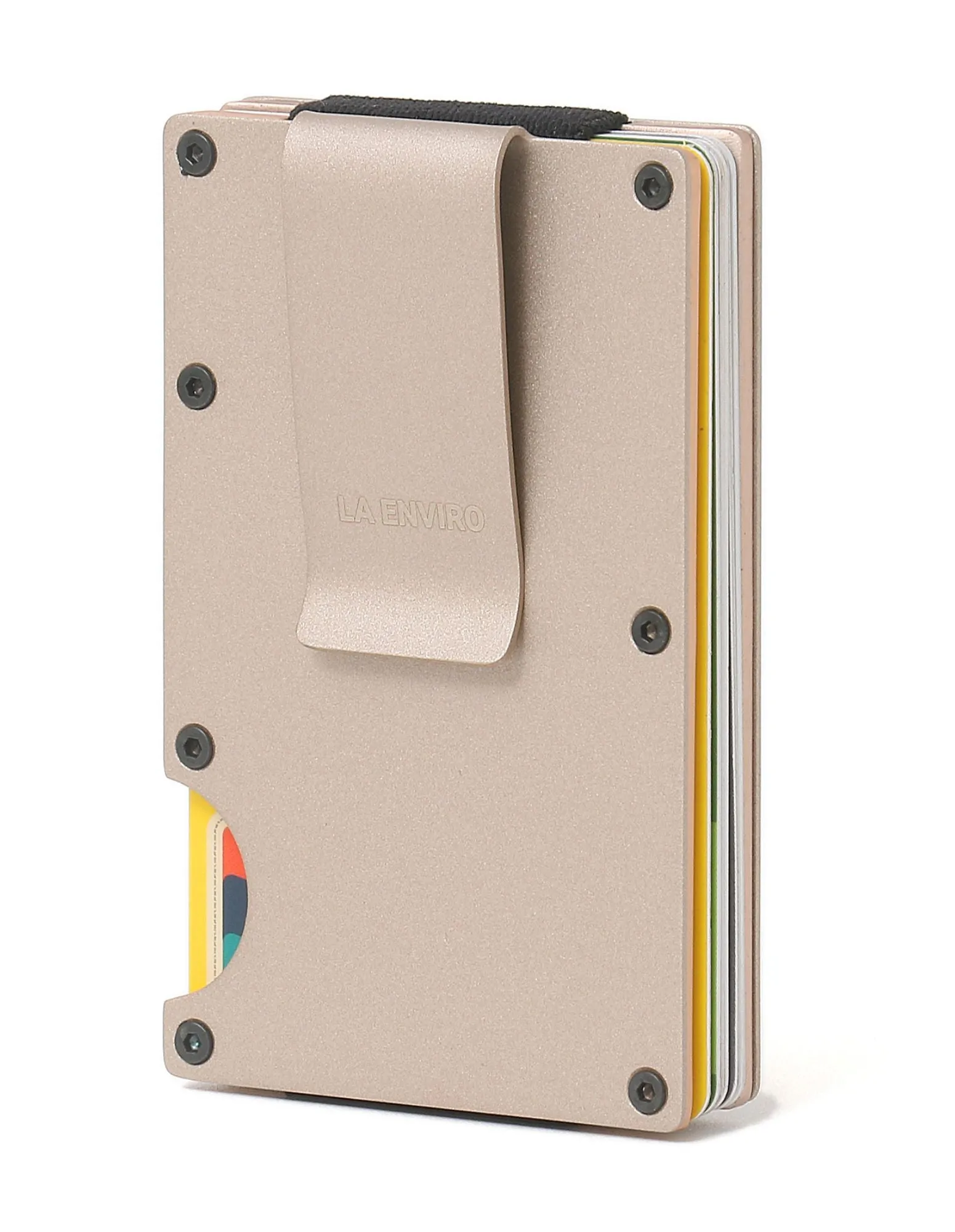 Minimalist Unisex Metal Wallet I Pink