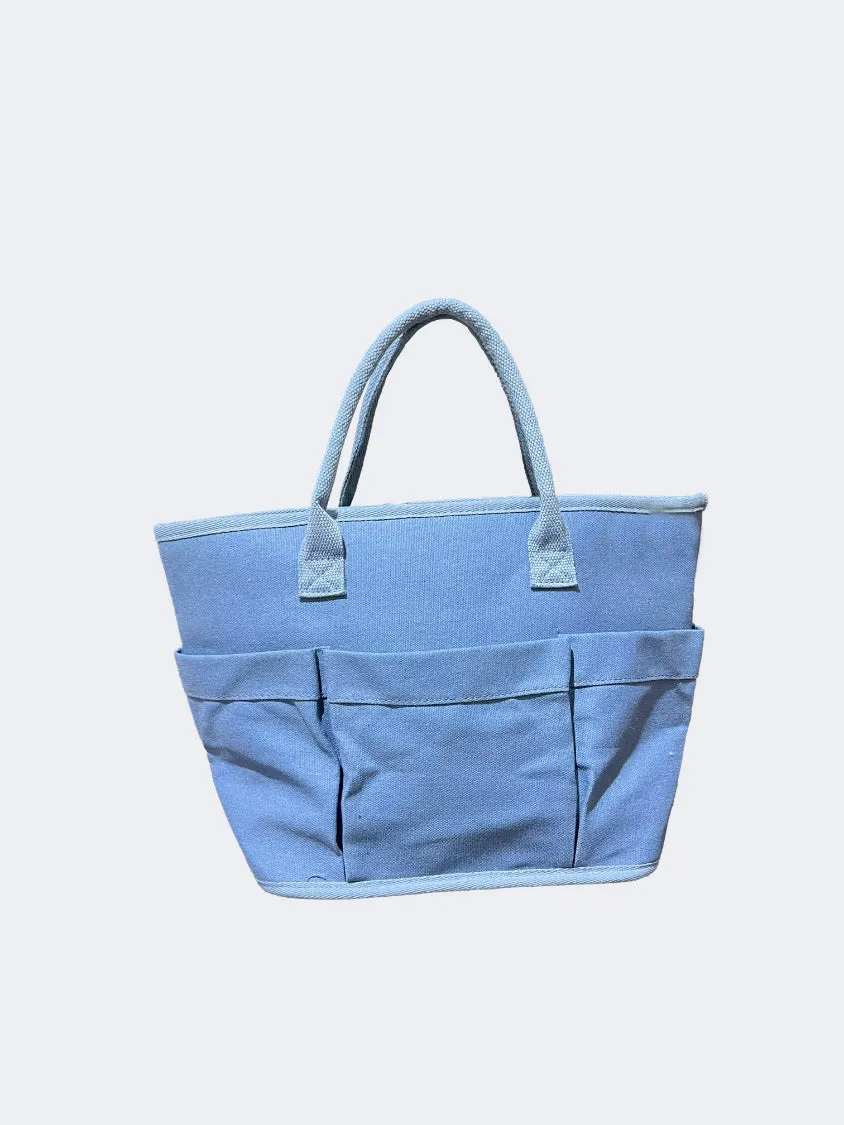 Oil And Gaz Stylish And Spacious Women Lifestyle Bag Blue