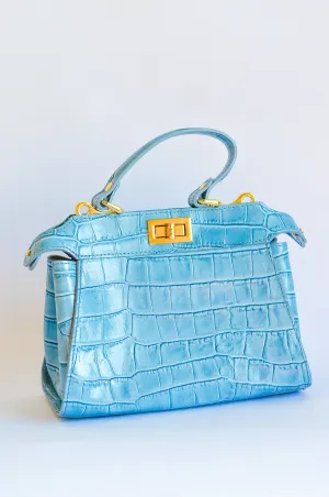 Parma Croc Purse