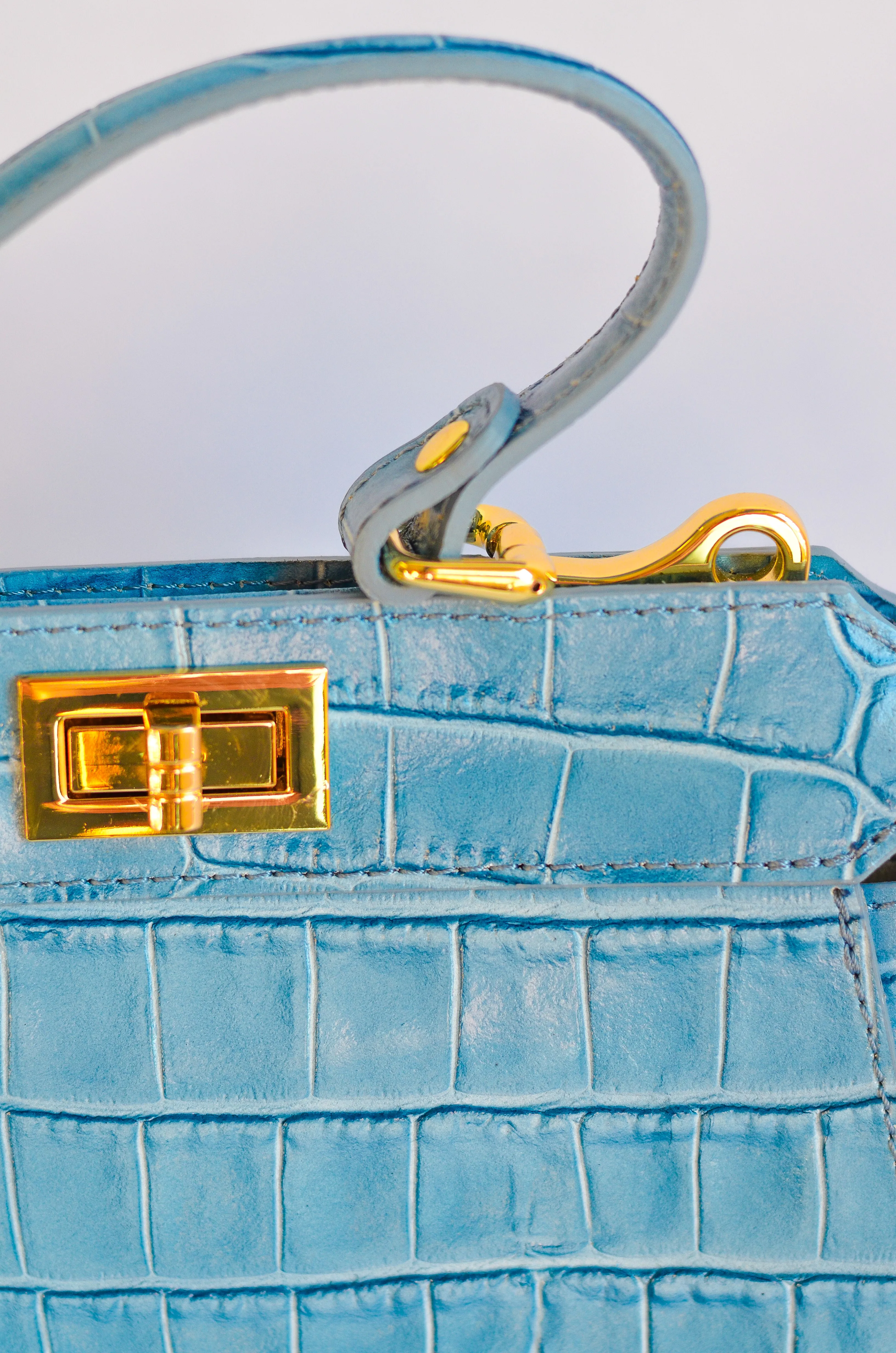 Parma Croc Purse