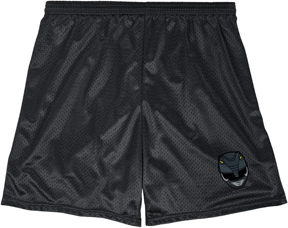 Popfunk Power Rangers Collection Mens Lined Mesh Shorts