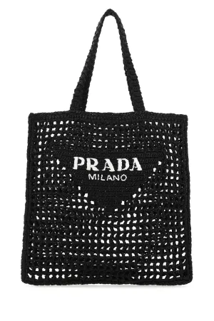 PRADA Raffia Shopping Handbag 35cm x 37cm