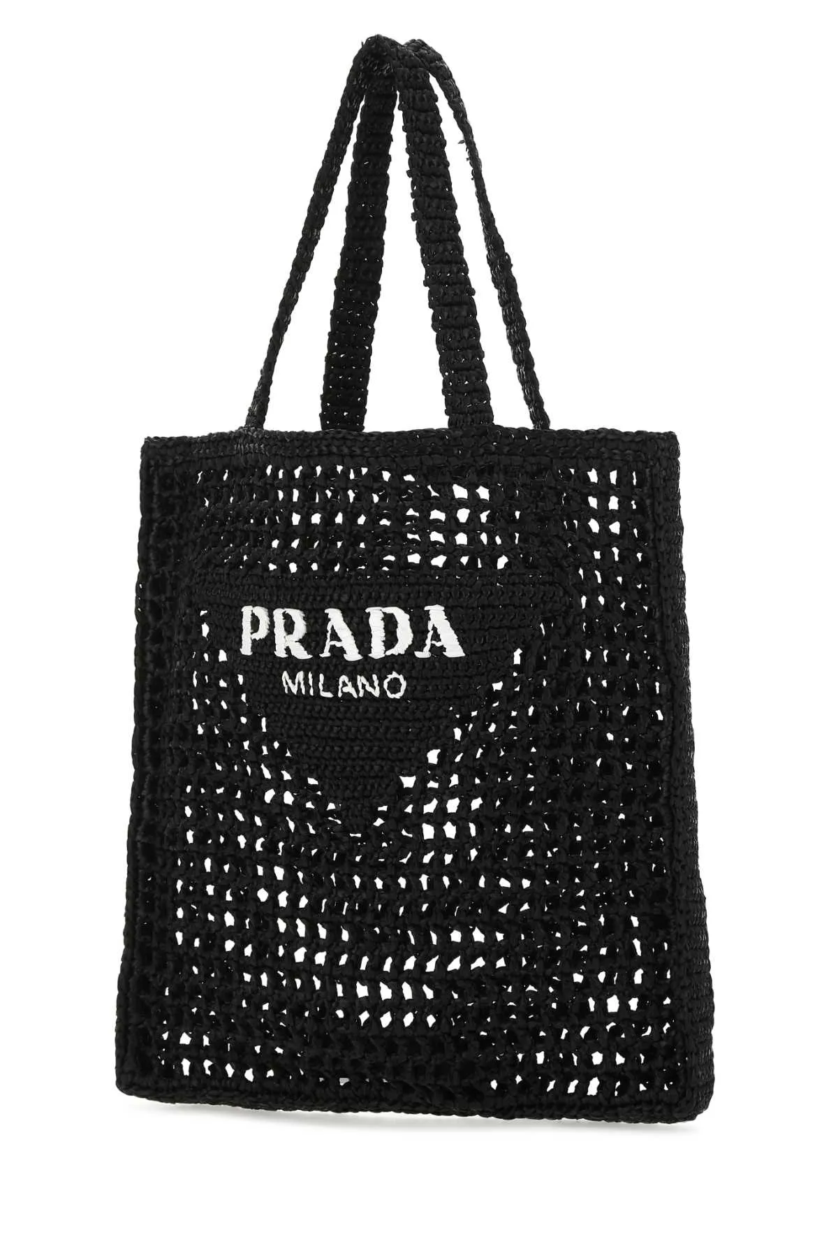 PRADA Raffia Shopping Handbag 35cm x 37cm