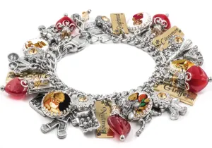 Red Heart Gingerbread Man Bracelet