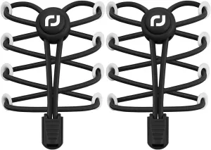 RJ-Sport Shoe Laces Tieless 2 Pack - No Tie Shoe Laces for Kids & Adults Sneakers