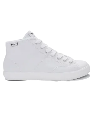 S1 Mid Canvas Shoes in White