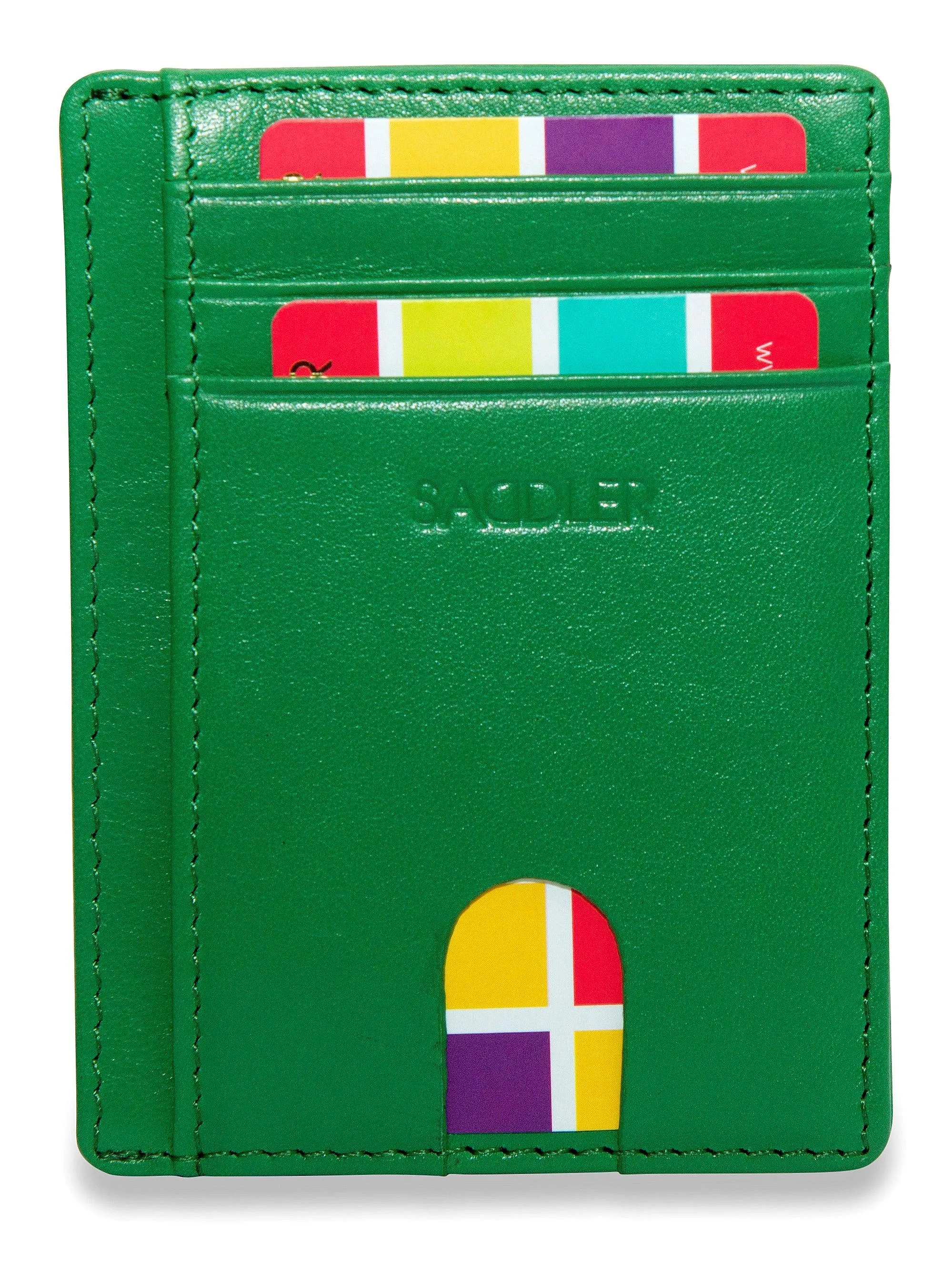SADDLER STELLA Leather Minimalist Credit Card and ID Holder