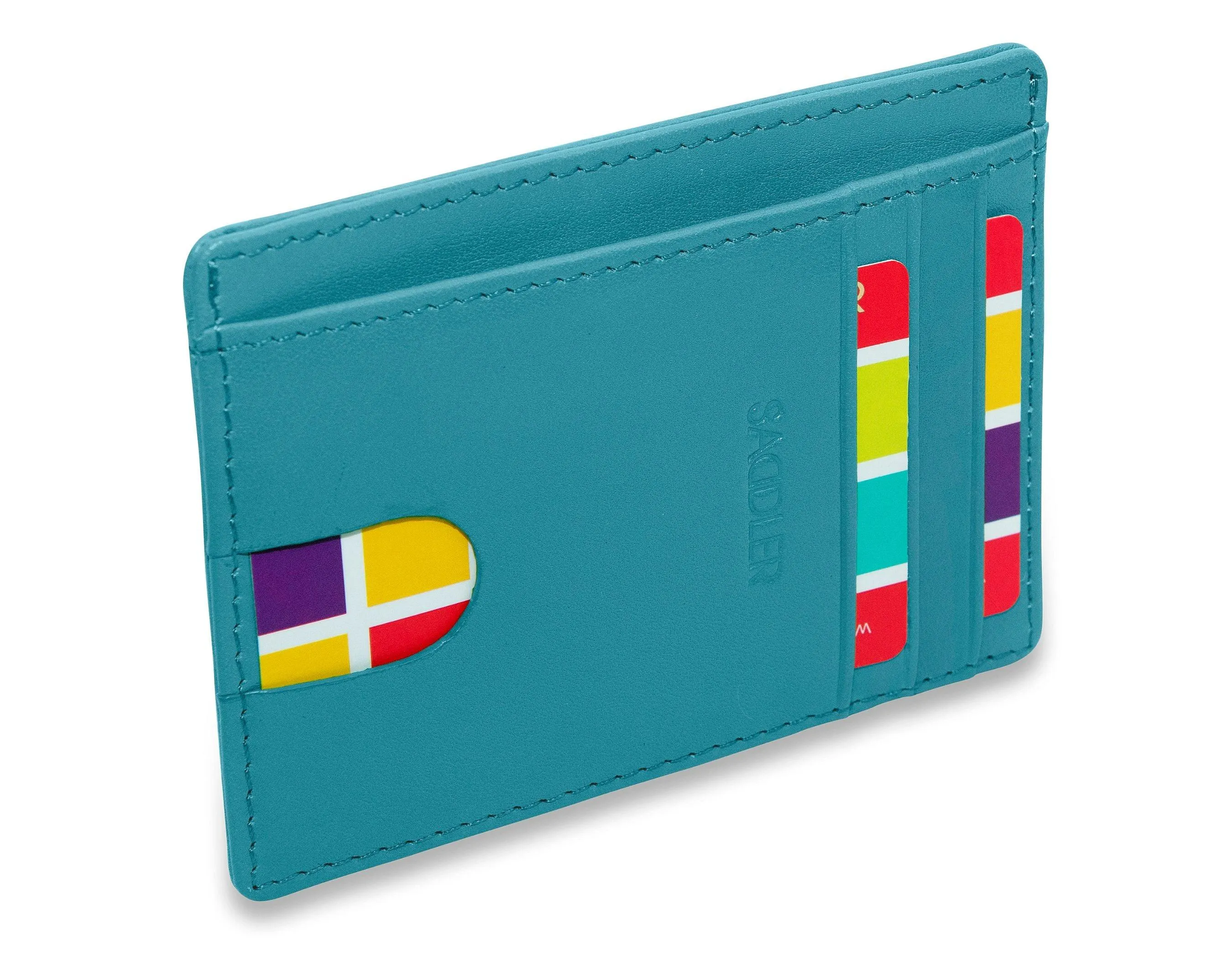 SADDLER STELLA Leather Minimalist Credit Card and ID Holder